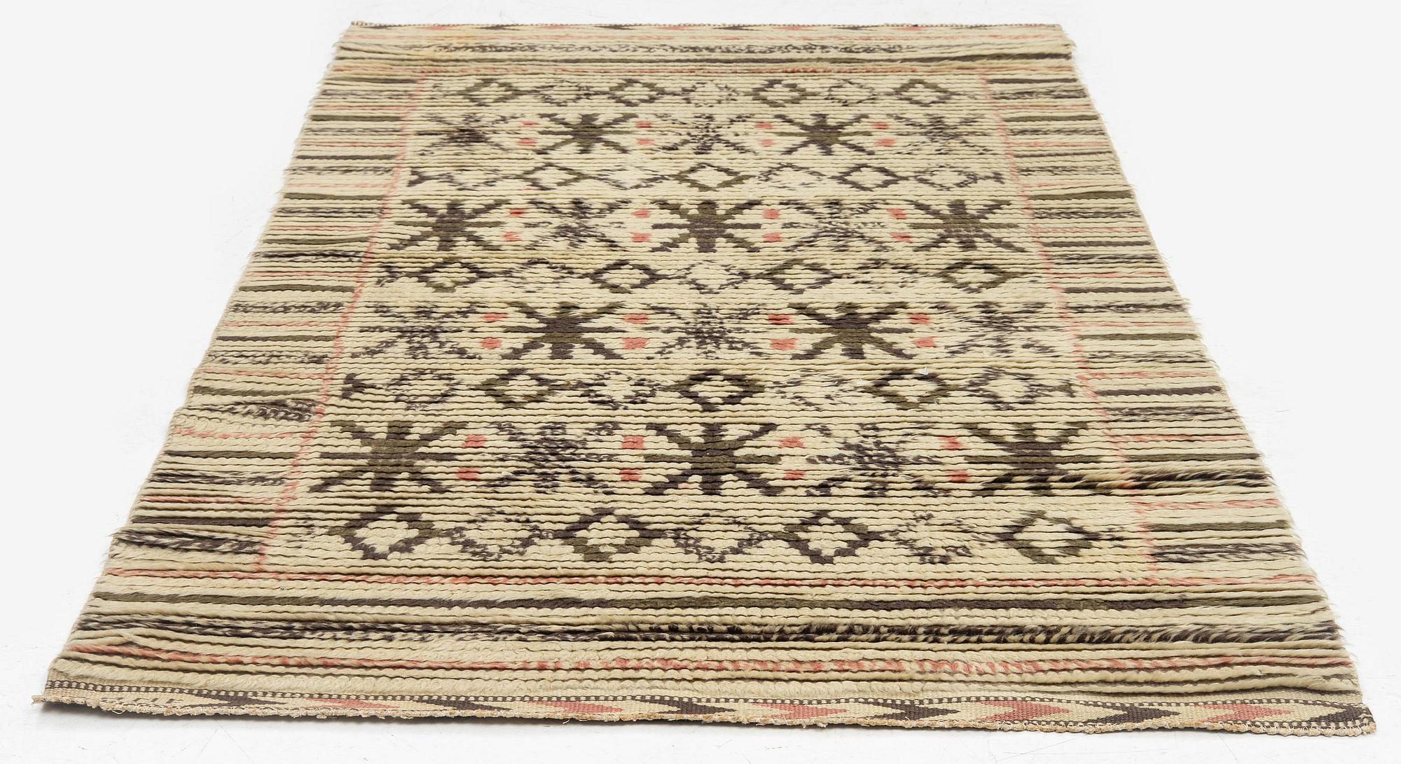 Märta Måås-Fjetterström, a carpet, 'Svenskullsryan', rya, c. 195 x 111 cm, signerad AB MMF.