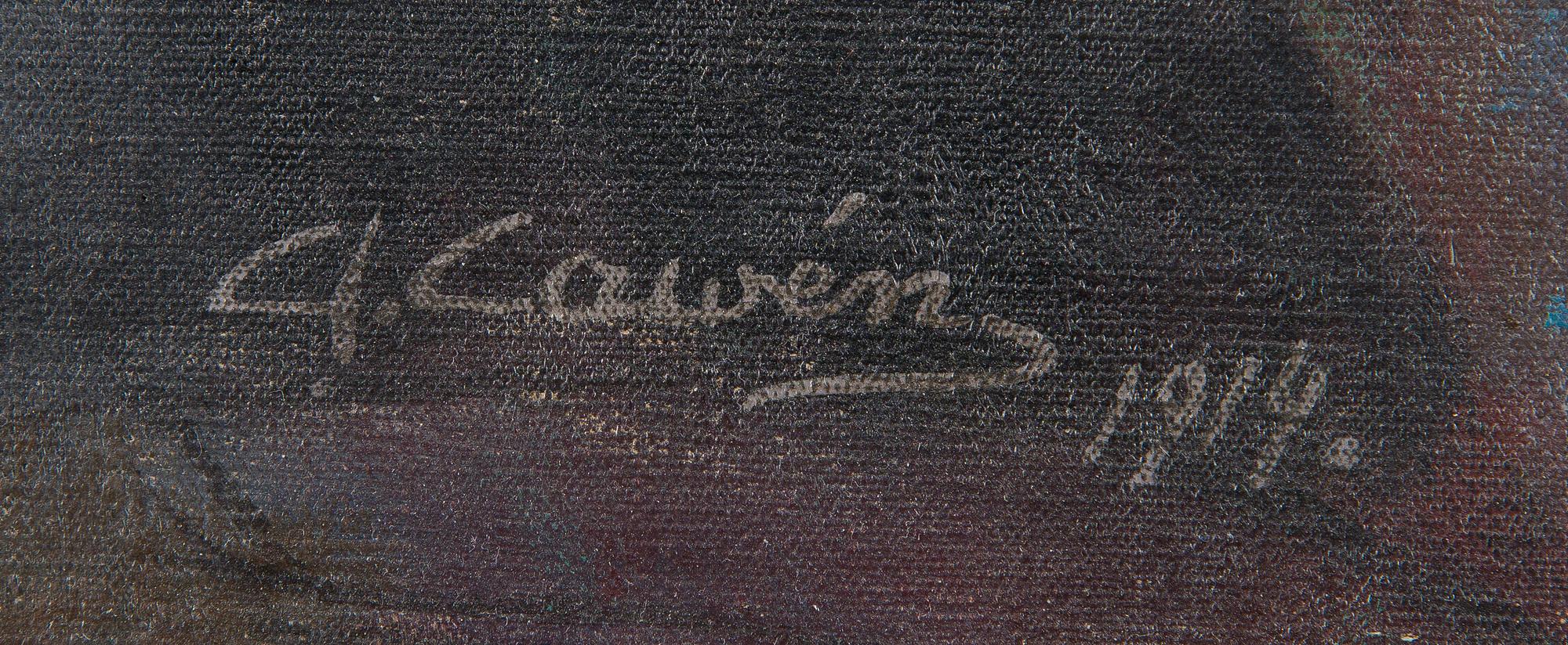 Alvar Cawén, Kvinna med Fruktskål.