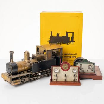 Steam locomotive. "Gotland". Live steam. Drawings by Jan Gunnarsson.