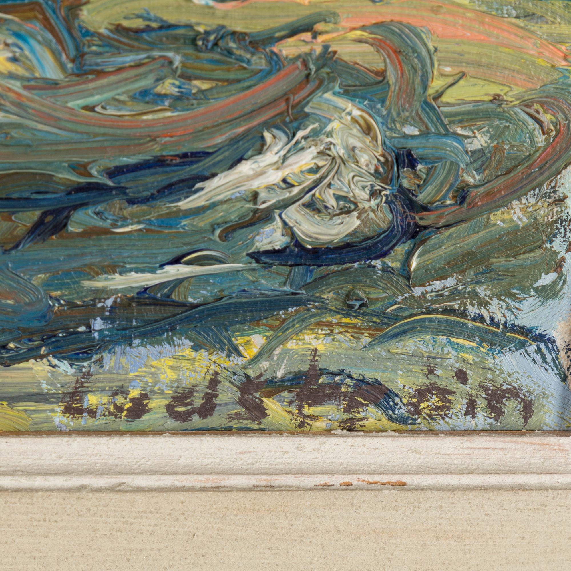 GEORG LODSTRÖM, oil on panel, signed.