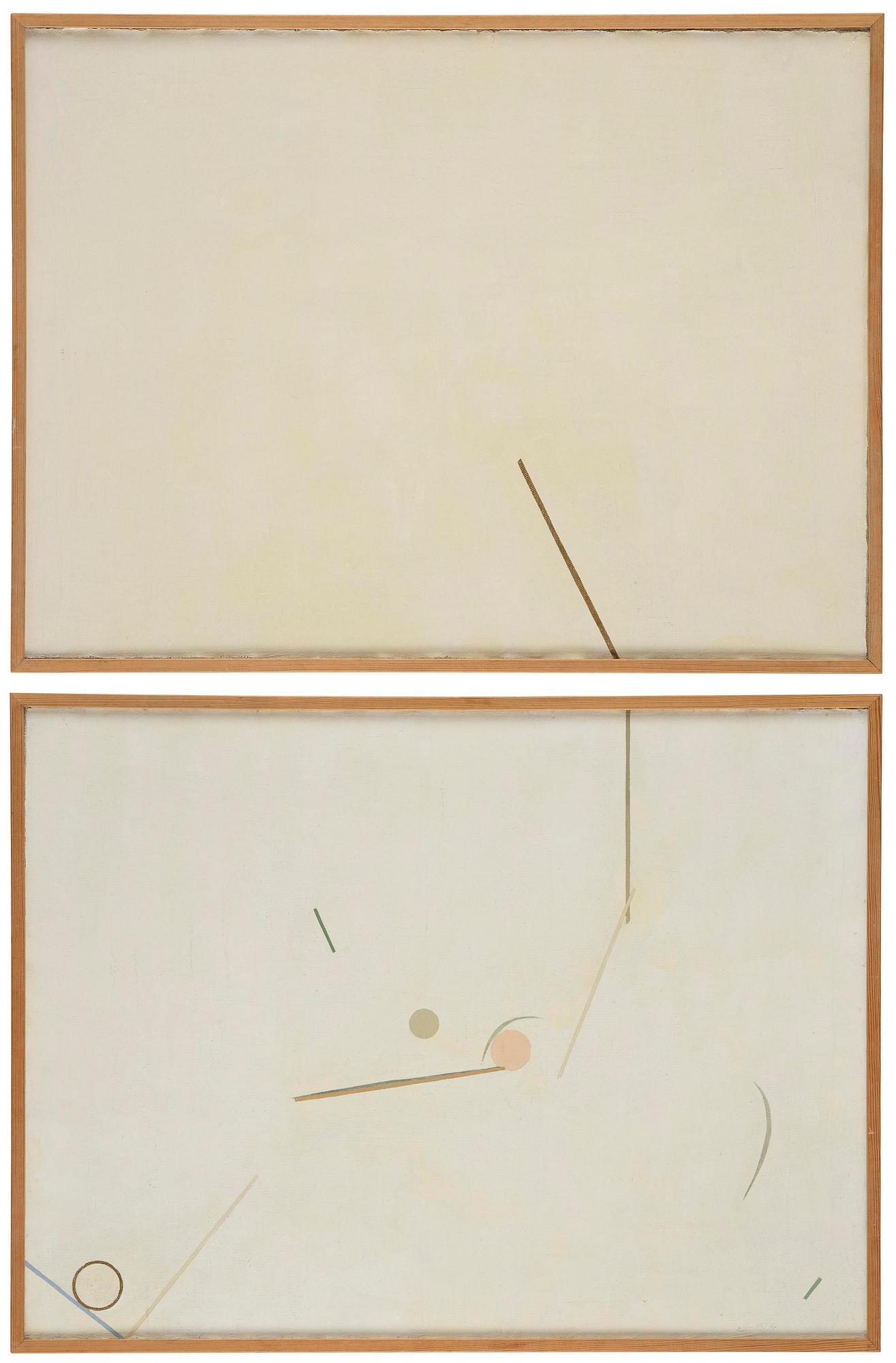 Eduard (Edik) Steinberg, "Composition", diptych.