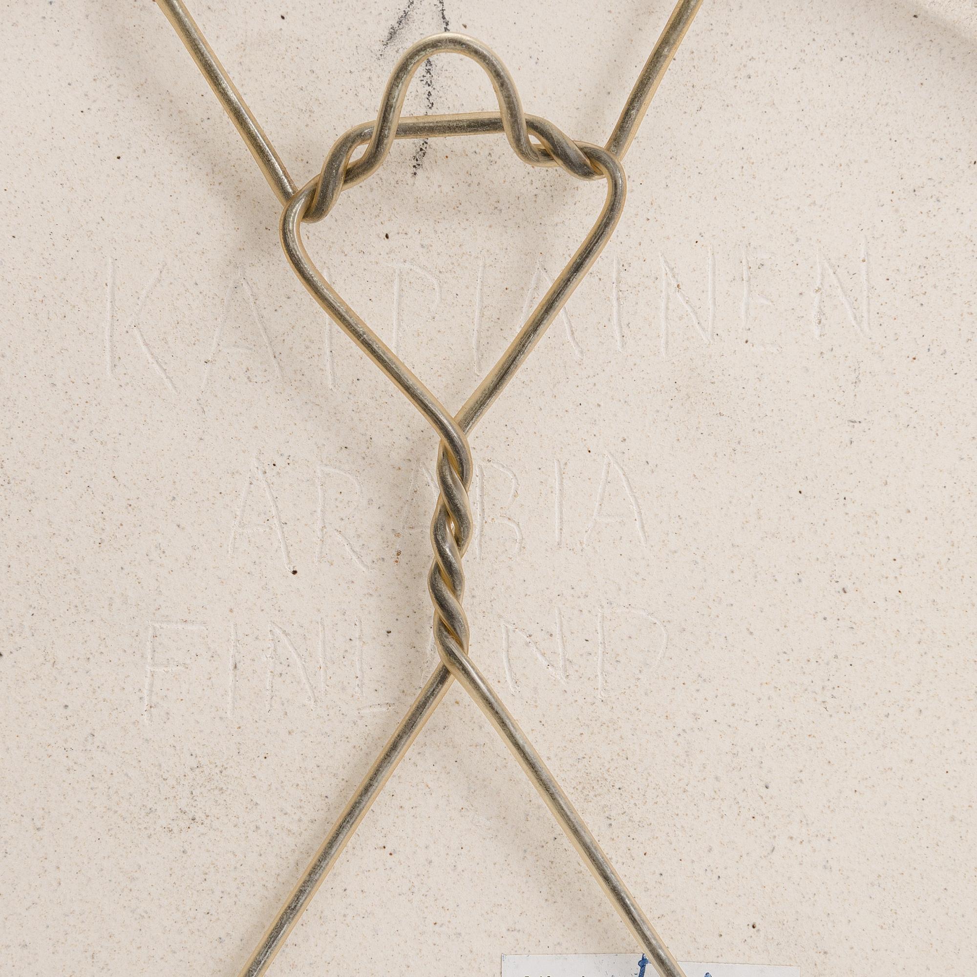 Birger Kaipiainen, koristelautanen, kivitavaraa, signeerattu  Kaipiainen, Arabia Finland.