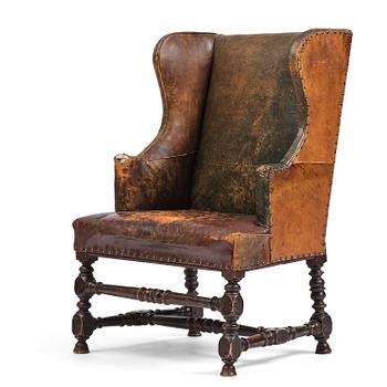 61. A Swedish baroque armchair, circa 1700.