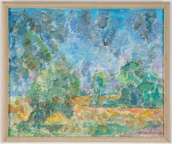 Simone de Dardel, signed. Oil on canvas.