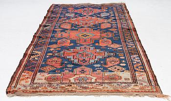 A semi-antique Anatolian rug, c. 335 x 140 cm.