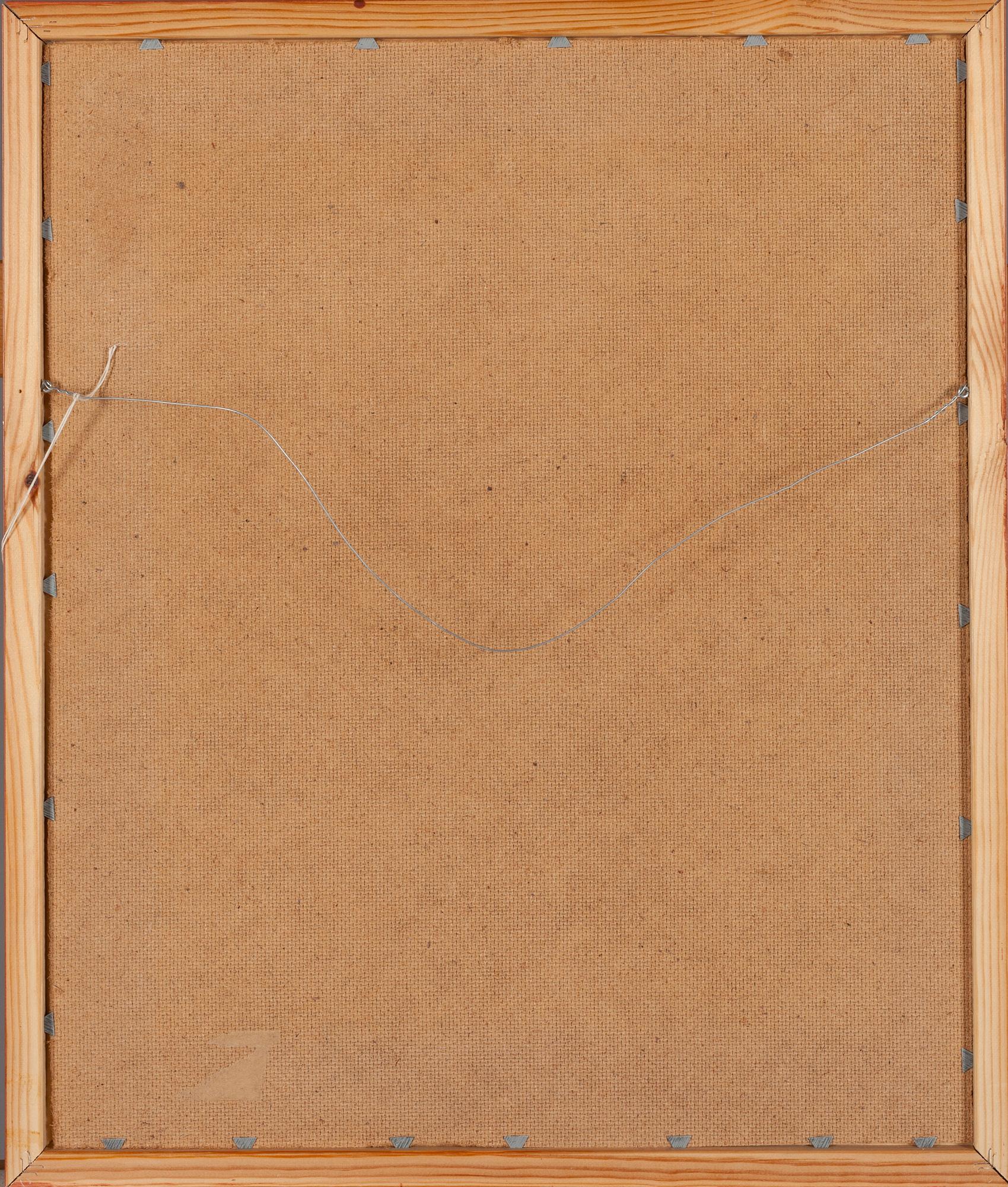 Elvi Maarni, olja på pannå, signerad.