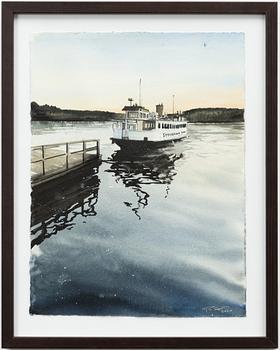Peter Eugén, Ferry at dusk.