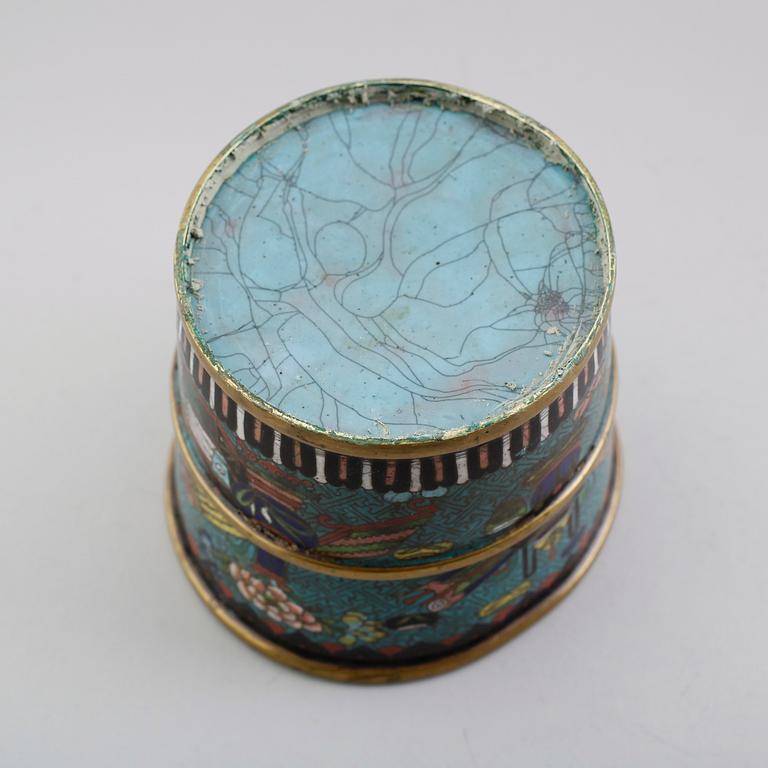 VAS, emaljarbete, Kina, 1800-/1900-tal.