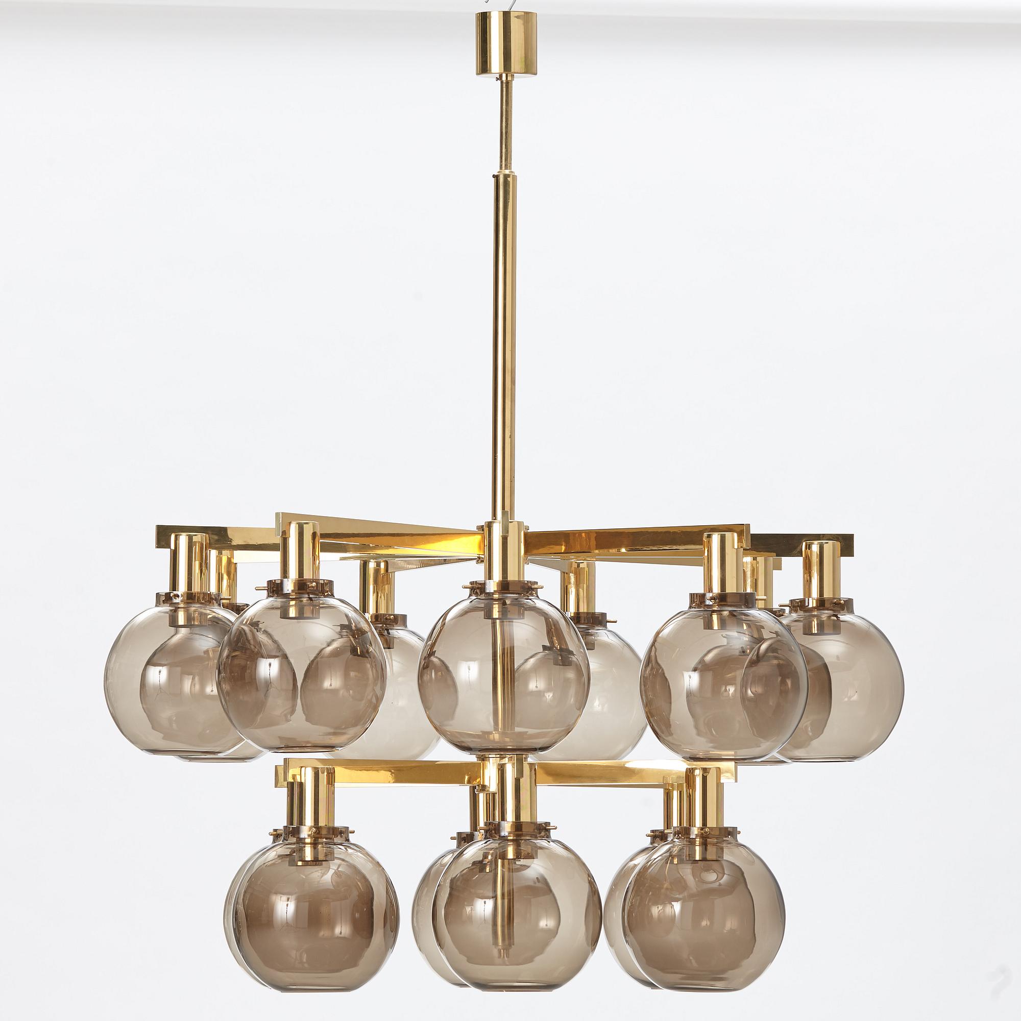 Hans-Agne Jacobsson, a model 'T348/15' ceiling light, Markaryd, Sweden.