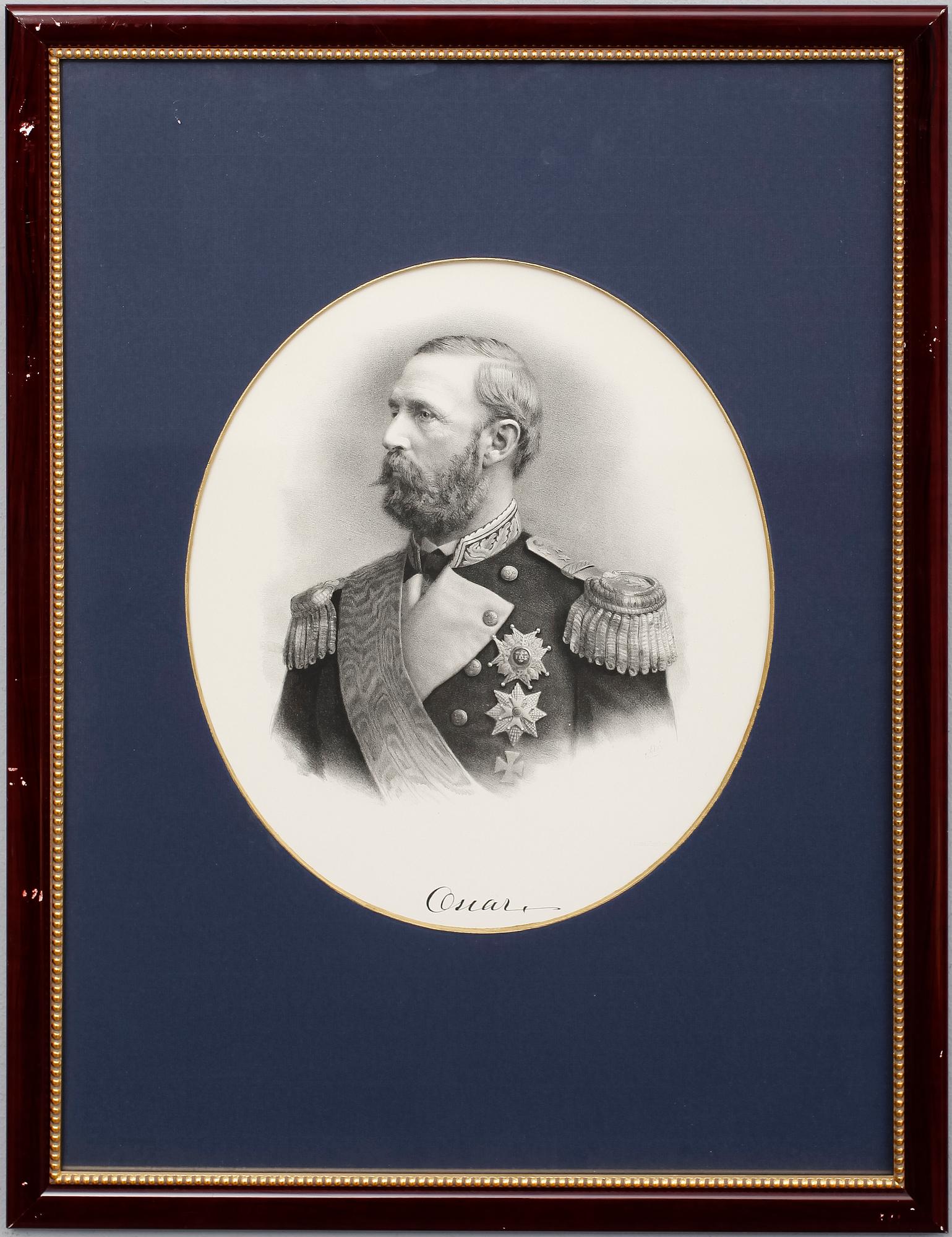 LITOGRAFISKA TRYCK, 5 st, omkring år 1900.