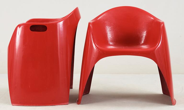 FÅTÖLJ, ett par, Walter Papst, Mauser, Tyskland, 1960-tal.