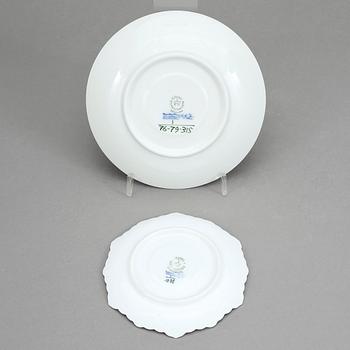 SERVISDELAR, 12 delar. "Musselmalet", Kunglig Dansk.