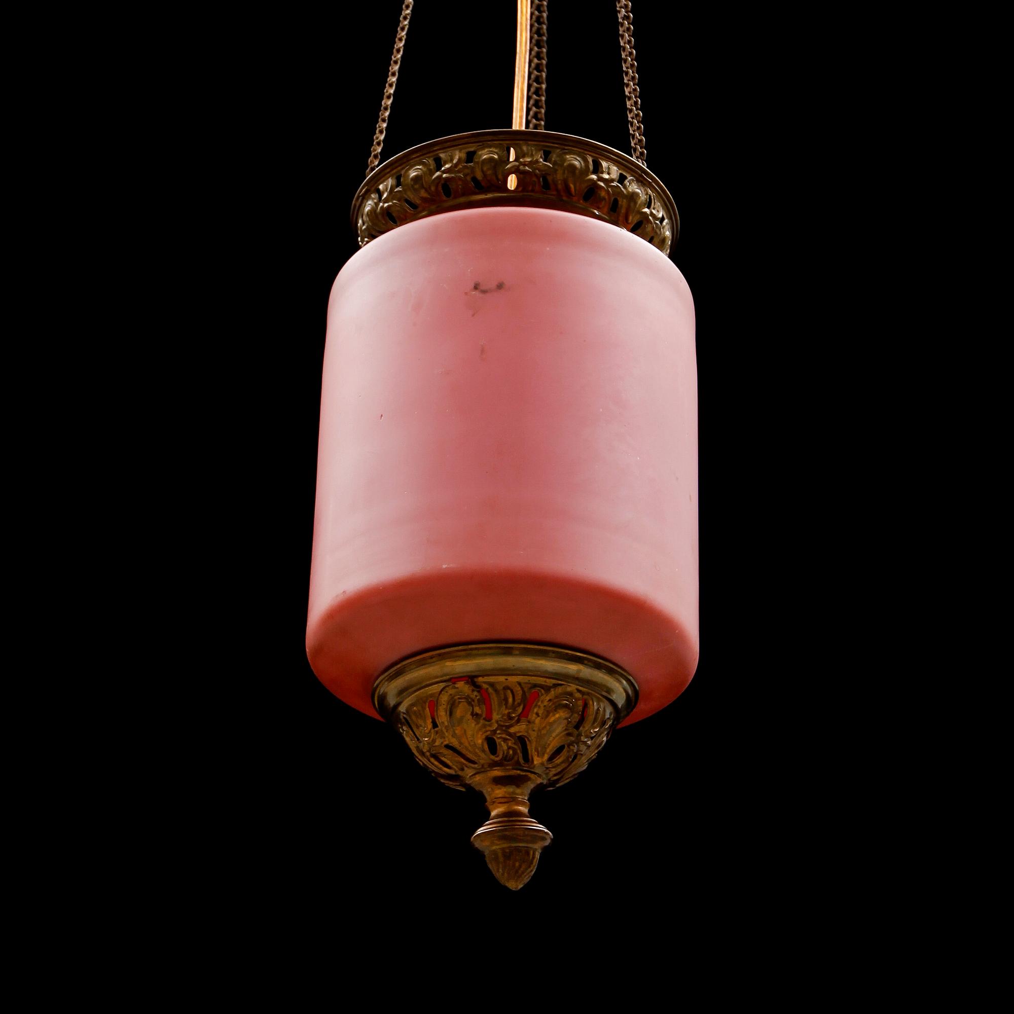 MÅNSKENSAMPEL, sekelskiftet 1900. Höjd 35 cm.