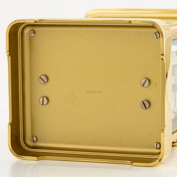 A carriage clock, Matthew Norman, Switzerland, second half of the 20th century.