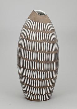 VAS, keramik "Negro", nr 2137, Ingrid Atterberg, Upsala Ekeby, 1950-60-tal.