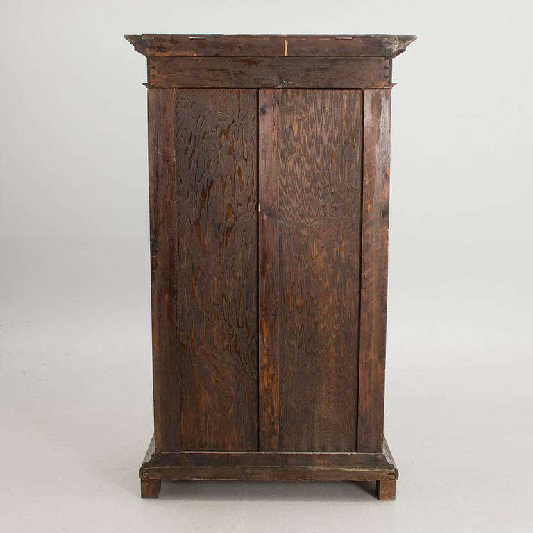 A LATE 19TH CENTURY WARDROBE / ARMOIRE.