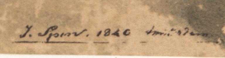 Okänd konstnär 1800-tal , watercolour signed and dated 1840.