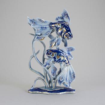 FIGURIN, porslin, Königsblau, Rosenthal. 1900-talets mitt.