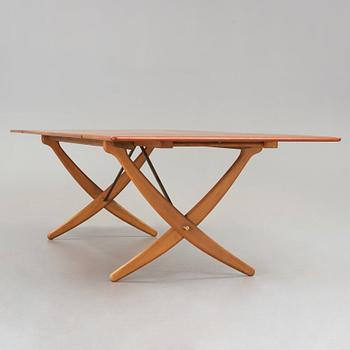 Hans J. Wegner, an "AT-314" dinner table, Andreas Tuck, Denmark 1950-60's.