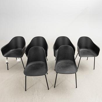Norm Architects, armchairs, 4 pcs + 2, "Harbour dining chair", for Audo Copenhagen, 2020s.