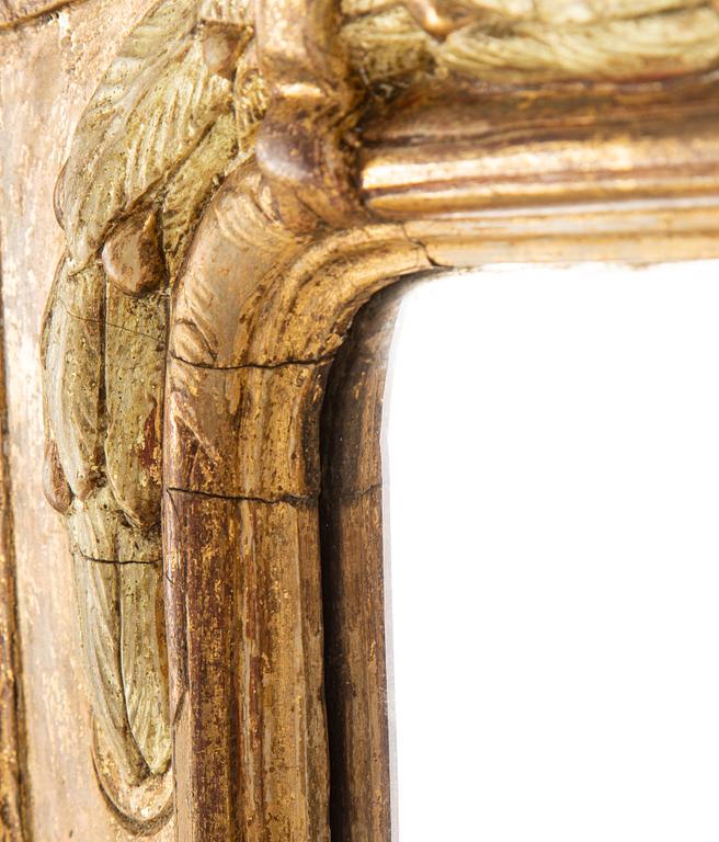 A Gustavian mirror, 1770's.