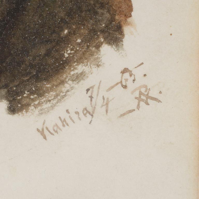 GEORG VON ROSEN, akvarell, signerad och daterad -65?.