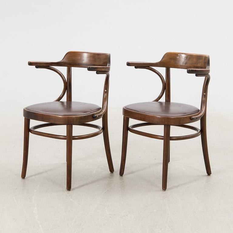 Armchairs 6 pcs Gemla late 20th century.