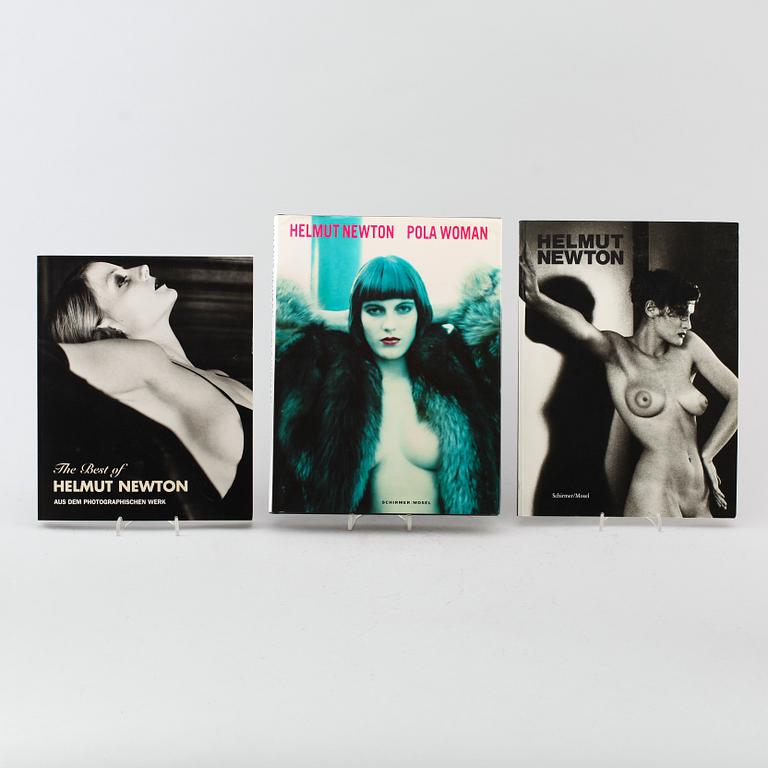 HELMUT NEWTON, böcker, 3 volymer.