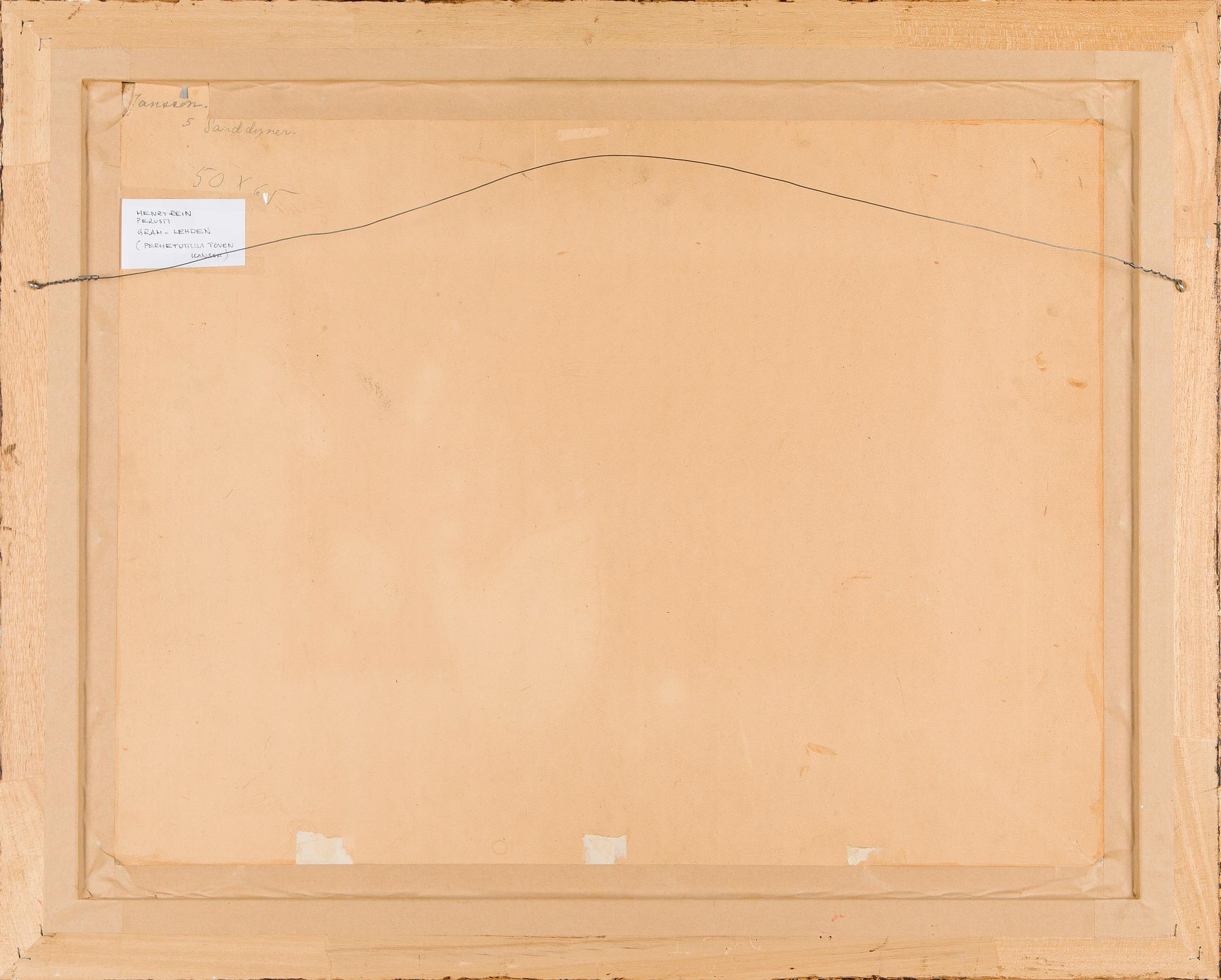 Tove Jansson, Sand Dunes.