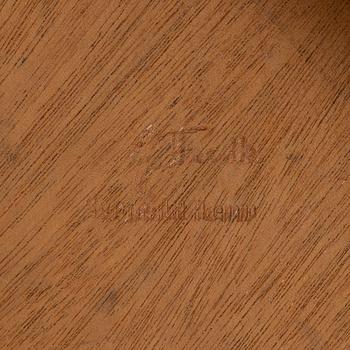 Josef Frank, a model '2139' elm burr and walnut coffee table from Firma Svenskt Tenn, after 1985.