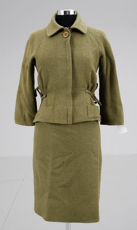 DRÄKT, 2 delar, Pierre Balmain, Paris, 1960-tal.