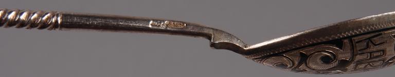 TESKEDAR, 4+1+1, silver, Ryssland, bla Moskva, sent 1800-tal resp tidigt 1900-tal.