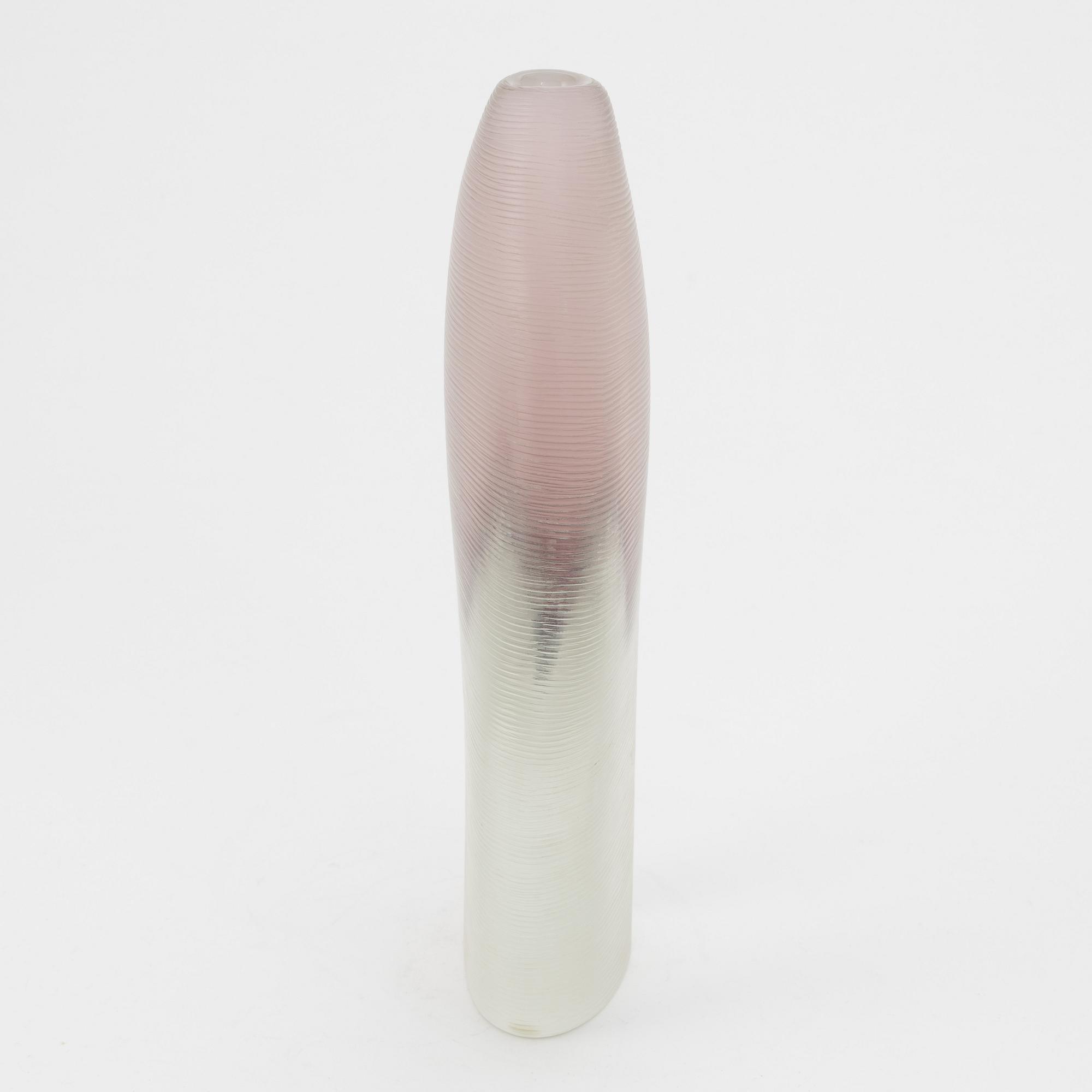Alfredo Barbini, tillskriven, vas "Sasso Inciso", Vetreria Alfredo Barbini, Murano Italien, efter 1962.