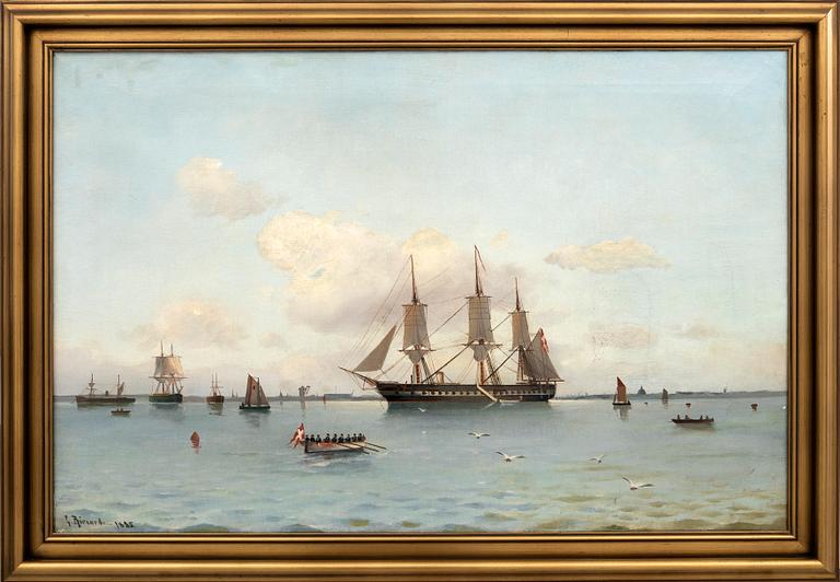 Ludvig Richarde, The Frigate Jylland.