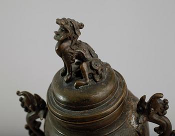 URNA, brons, Kina, 1800-tal.