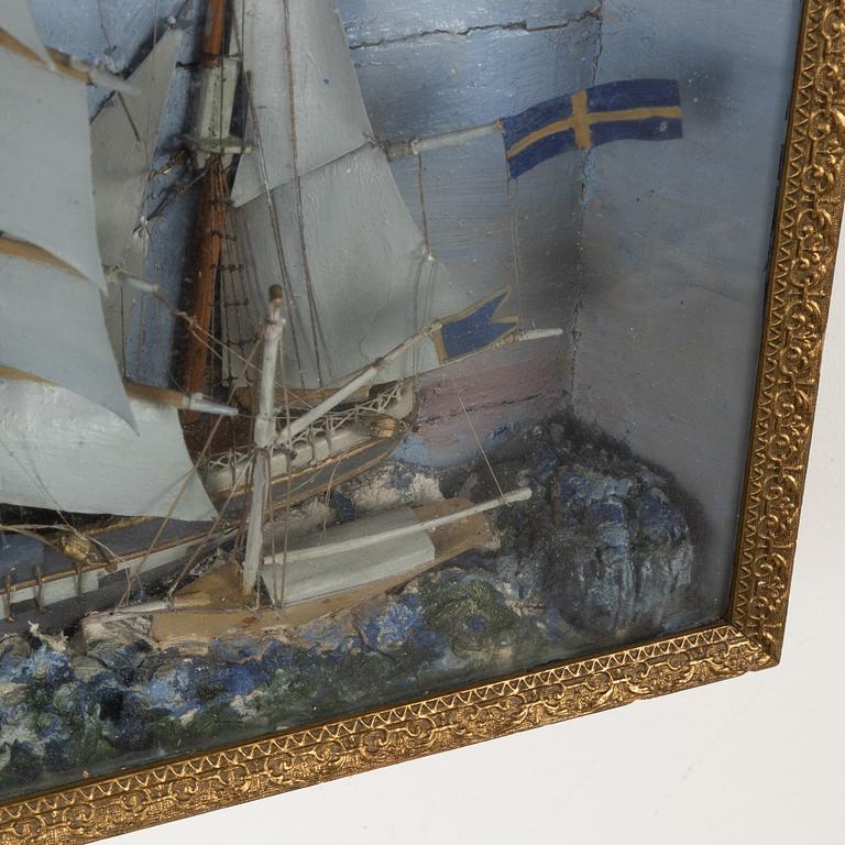 Diorama, tidigt 1900-tal.