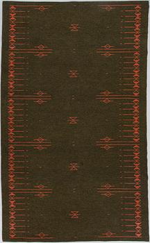 Aappo Härkönen, hårgarnsmatta, Vaasan Mattokutomo, Finland, 1950/60-tal, Ca 300 x 180 cm.
