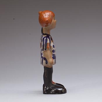 FIGURIN, stengods. "Pippi Långstrump", Lisa Larson, Gustavsberg.