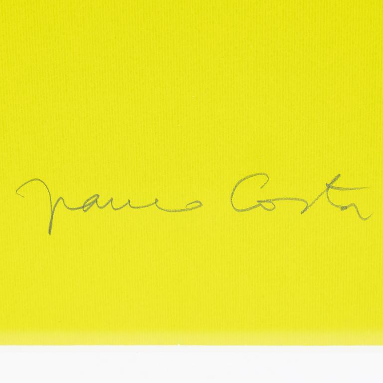 Franco Costa, silkscreen in colours, signed LXXX/C.