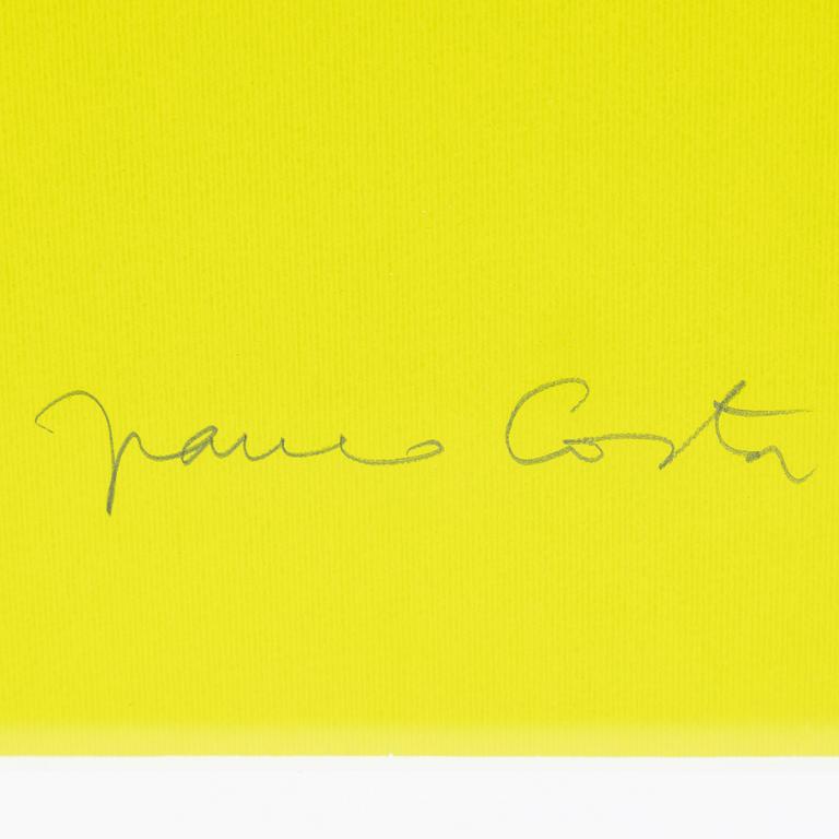 Franco Costa, silkscreen in colours, signed LXXX/C.