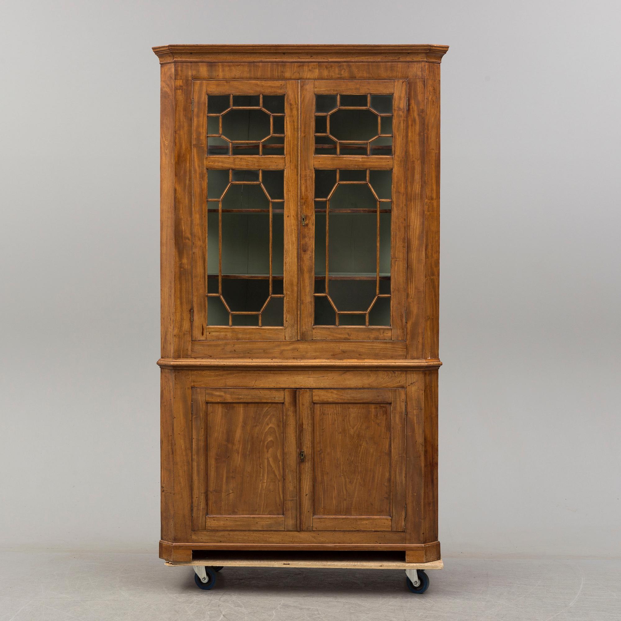 A circa 1800 English cabinet.