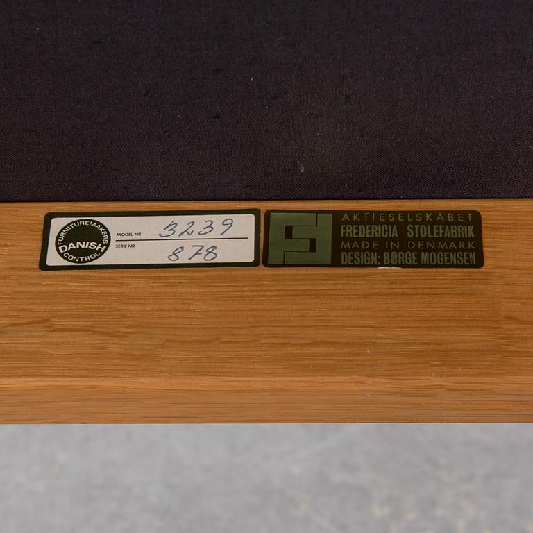 Børge Mogensen, karmstol, "BM 73", A/S Frederica Stolefabrik, Danmark.