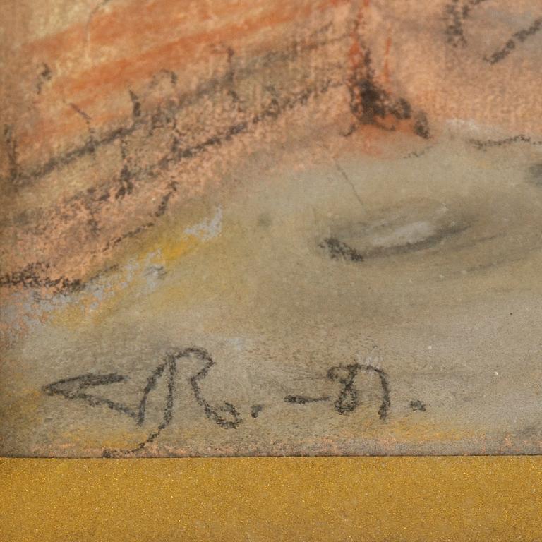 GEORG VON ROSEN, pastell, signerad och daterad -87.