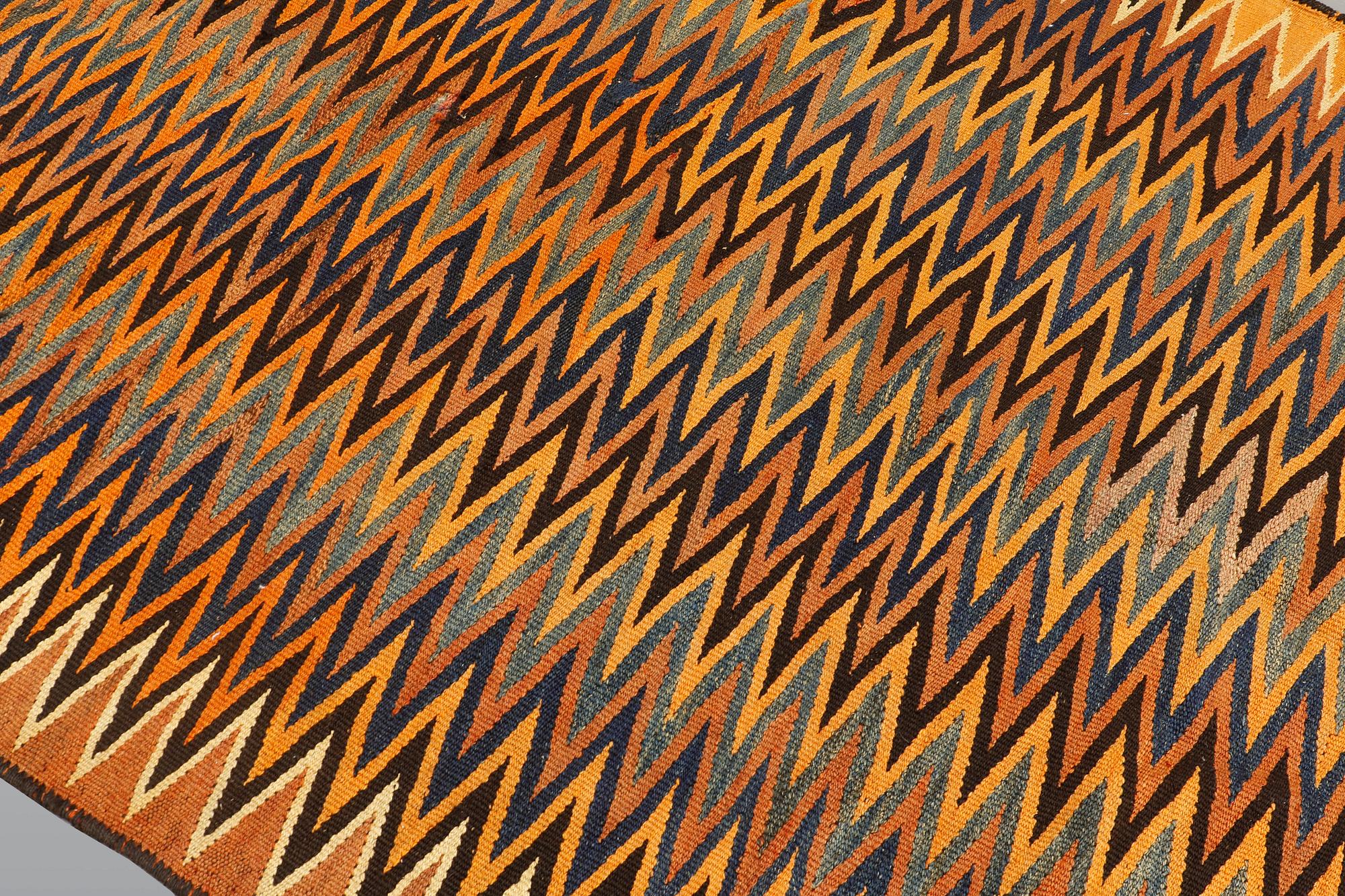 A carpet, Persian Nomad Kilim, ca 267 x 145 cm.