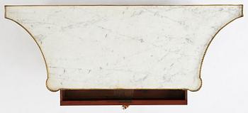 A Louis XVI console desserte by F. Schey (master in Paris 1777), late 18th century.