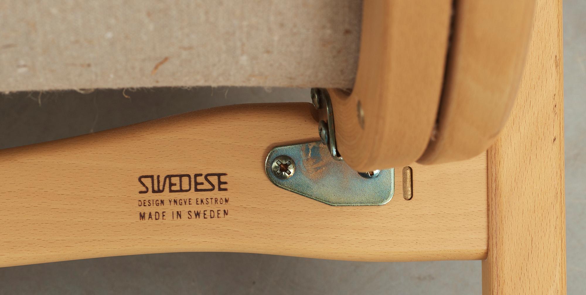 FÅTÖLJ, "Lamino", Yngve Ekström, 1900-talets andra hälft.