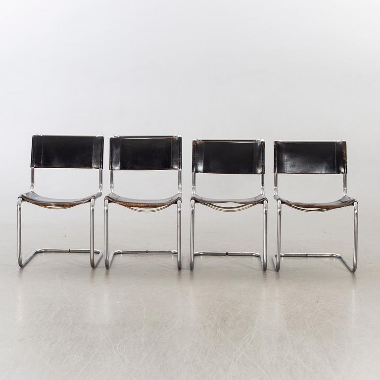 A set of four 'B33' Marcel Breuer chairs. Second half of 20th century-.