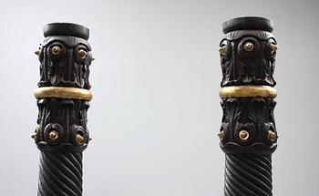 PELARE, ett par. Indien. 1900-tal.