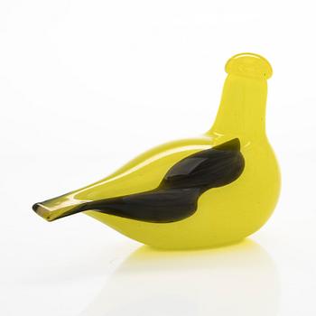 Oiva Toikka, a "Kuhankeittäjä" glass bird, signed O. Toikka Nuutajärvi.