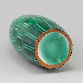 An 'Adria' earthenware floor vase from Upsala Ekeby, mid 20th Century.